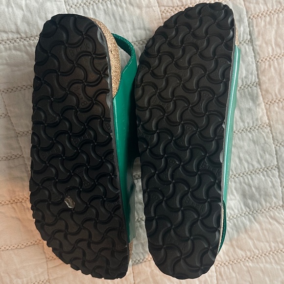Women's Big Buckle Birkenstocks Green Size 40 - Picture 6 of 7